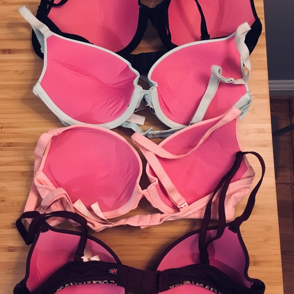 BUNDLE of 4 PINK t-shirt bras • 32C • 👙 - Picture 2 of 8